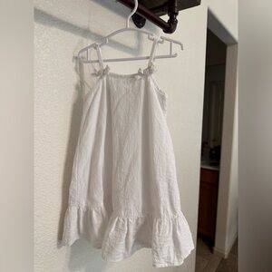 Cotton On White Ruffle Kids Dress